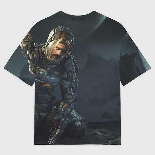 Мужская футболка оверсайз Джейкоб на коленях Callisto Protocol / 3D-принт – фото 2