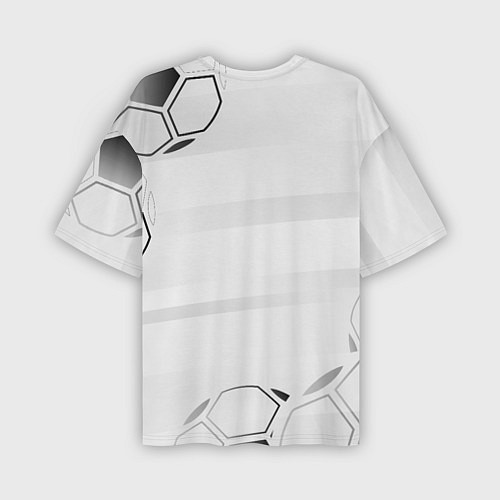 Мужская футболка оверсайз PSG Football Club Number 1 Legendary / 3D-принт – фото 2