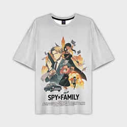 Футболка оверсайз мужская Spy x Family Epic, цвет: 3D-принт