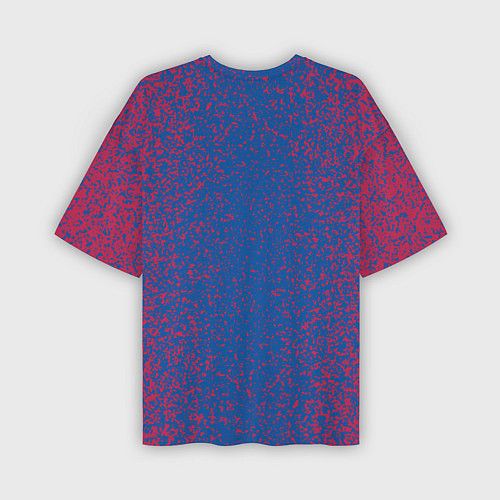Мужская футболка оверсайз Barcelona брызги красок / 3D-принт – фото 2