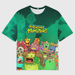 Мужская футболка оверсайз Персонажи Мои поющие монстры