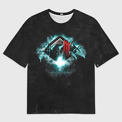 Мужская футболка оверсайз More Monsters and Sprites - Skrillex