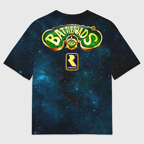 Мужская футболка оверсайз Rare - Battletoads / 3D-принт – фото 2
