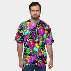 Футболка оверсайз мужская Щупальца и слизь, цвет: 3D-принт — фото 2