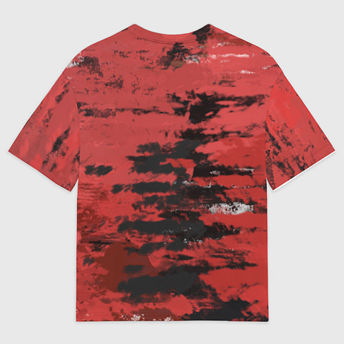 Мужская футболка оверсайз Взгляд во тьму / 3D-принт – фото 2