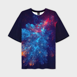 Мужская футболка оверсайз Космический Коралловый Риф