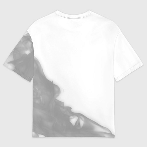 Мужская футболка оверсайз Rust Glitch на светлом фоне / 3D-принт – фото 2