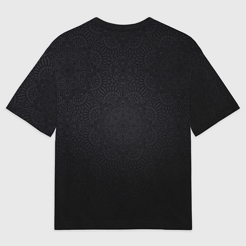 Мужская футболка оверсайз Кадровики решают всё с фоном / 3D-принт – фото 2