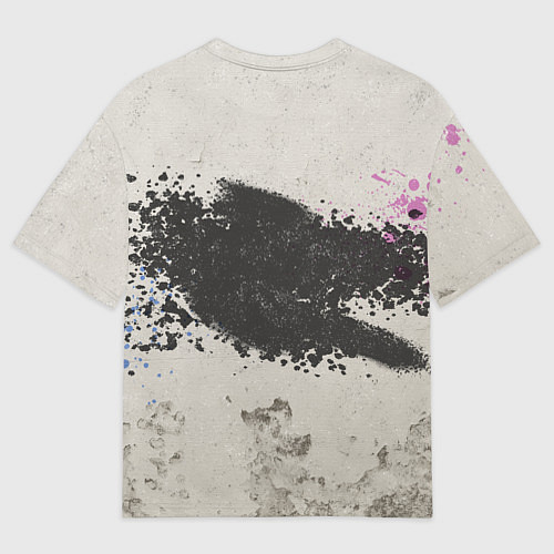 Мужская футболка оверсайз В чем твоя суперсила? HR / 3D-принт – фото 2