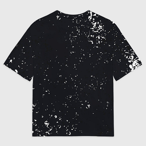 Мужская футболка оверсайз Кровавые слезы самурая / 3D-принт – фото 2
