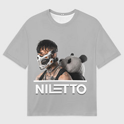 Футболка оверсайз мужская Нилетто - Криолит, цвет: 3D-принт