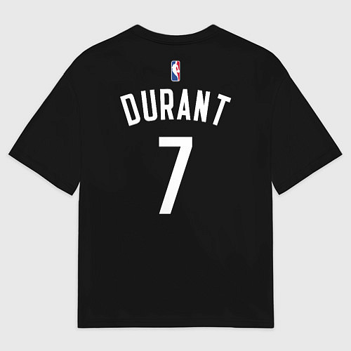 Мужская футболка оверсайз Кевин Дюрант Бруклин / 3D-принт – фото 2