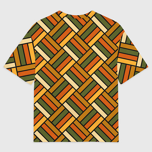 Мужская футболка оверсайз Polynesian tiki LUCKY / 3D-принт – фото 2