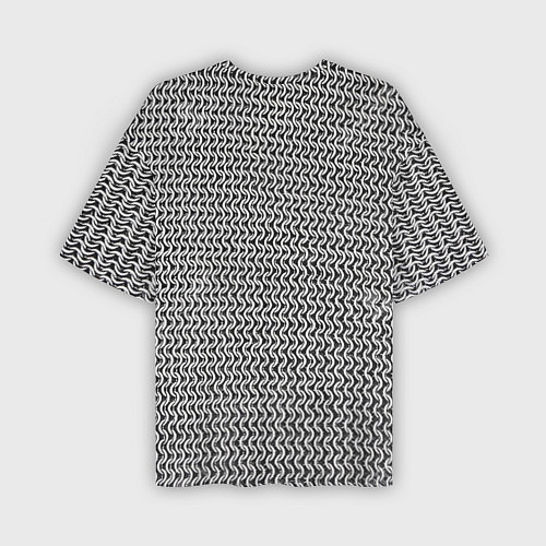 Мужская футболка оверсайз Железная кольчуга / 3D-принт – фото 2
