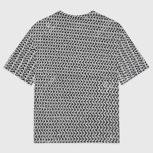 Мужская футболка оверсайз Железная кольчуга / 3D-принт – фото 2