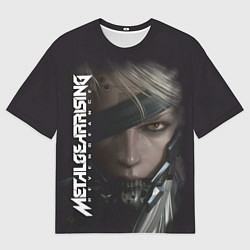 Футболка оверсайз мужская Metal gear rising - Райден, цвет: 3D-принт