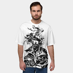 Футболка оверсайз мужская Metal Gear Rising: Revengeance, цвет: 3D-принт — фото 2