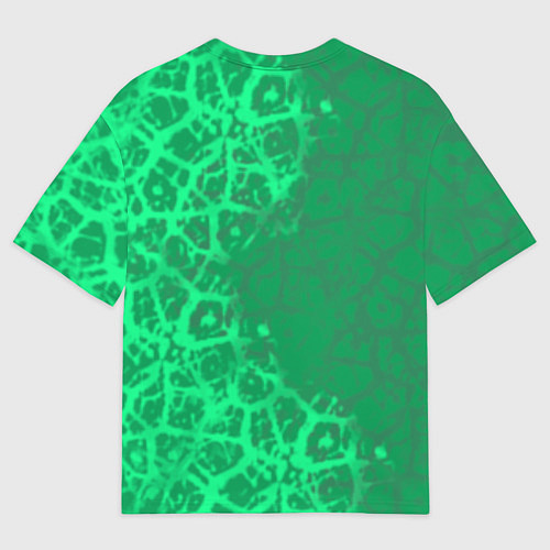 Мужская футболка оверсайз Фанат ФК Ахмат / 3D-принт – фото 2