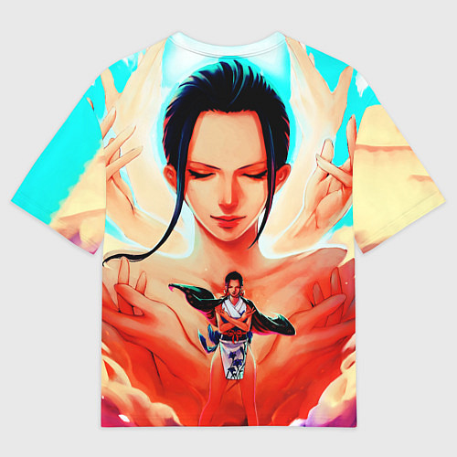 Мужская футболка оверсайз НИКО РОБИН ВАН ПИС / 3D-принт – фото 2