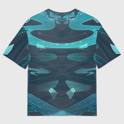 Мужская футболка оверсайз Xiao - Сяо / 3D-принт – фото 2