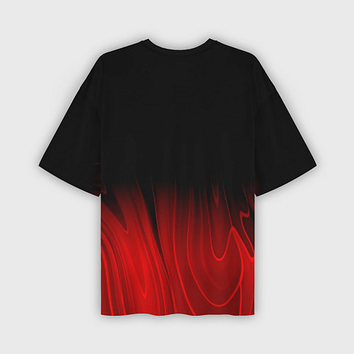 Мужская футболка оверсайз Megadeth Red Plasma / 3D-принт – фото 2