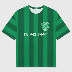 Футболка оверсайз мужская АХМАТ - ГРОЗНЫЙ - ФК, цвет: 3D-принт