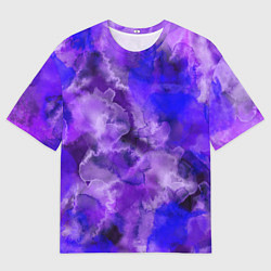 Футболка оверсайз мужская Космический хаос, цвет: 3D-принт