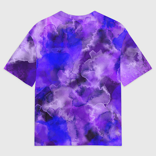 Мужская футболка оверсайз Космический хаос / 3D-принт – фото 2