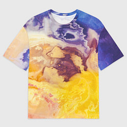 Мужская футболка оверсайз Тайфун Красок