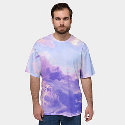 Футболка оверсайз мужская Муссон Красок, цвет: 3D-принт — фото 2