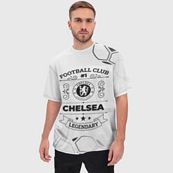 Футболка оверсайз мужская Chelsea Football Club Number 1 Legendary, цвет: 3D-принт — фото 2
