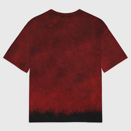 Мужская футболка оверсайз Samurai Самурай / 3D-принт – фото 2