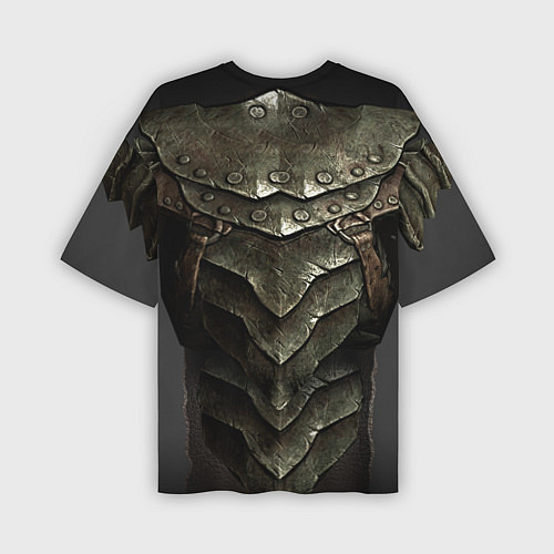 Мужская футболка оверсайз Орочья броня из SKYRIM / 3D-принт – фото 2