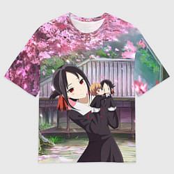 Футболка оверсайз мужская Кагуя - Синомия Love is war Госпожа, цвет: 3D-принт