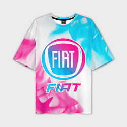 Мужская футболка оверсайз Fiat Neon Gradient