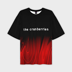 Мужская футболка оверсайз The Cranberries Red Plasma