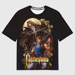 Футболка оверсайз мужская Castlevania - Leon & Alucard, цвет: 3D-принт