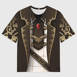 Мужская футболка оверсайз КОСТЮМ ДИЛЮКА - DILUC PYRO