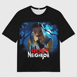 Футболка оверсайз мужская Secret Neighbor, цвет: 3D-принт