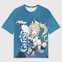 Футболка оверсайз мужская Барбара-сияющая звездочка, цвет: 3D-принт