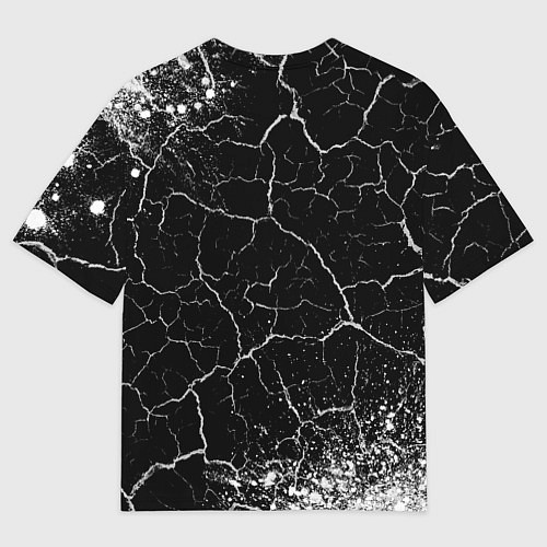 Мужская футболка оверсайз Группа Disturbed и Рок Кот / 3D-принт – фото 2