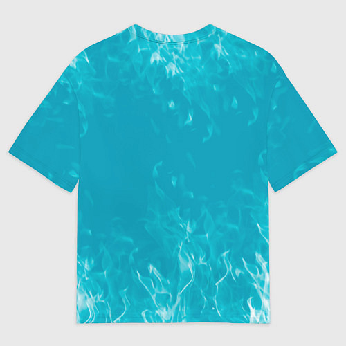 Мужская футболка оверсайз Южный Парк - пламя / 3D-принт – фото 2