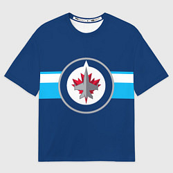 Мужская футболка оверсайз Виннипег Джетс форма