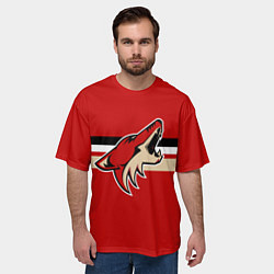 Футболка оверсайз мужская Аризона Койотис форма, цвет: 3D-принт — фото 2