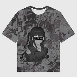 Футболка оверсайз мужская Hiкка, цвет: 3D-принт