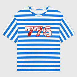 Мужская футболка оверсайз Тельняшка 776