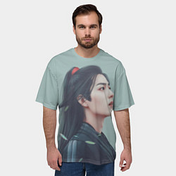 Футболка оверсайз мужская Неукротимый Вей Ин, цвет: 3D-принт — фото 2