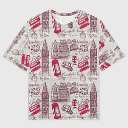 Футболка оверсайз мужская OLD LONDON, цвет: 3D-принт