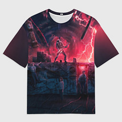 Мужская футболка оверсайз Очень странные дела 4: Vecna season