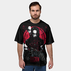 Футболка оверсайз мужская Брэндон Ли - фильм Ворон, цвет: 3D-принт — фото 2